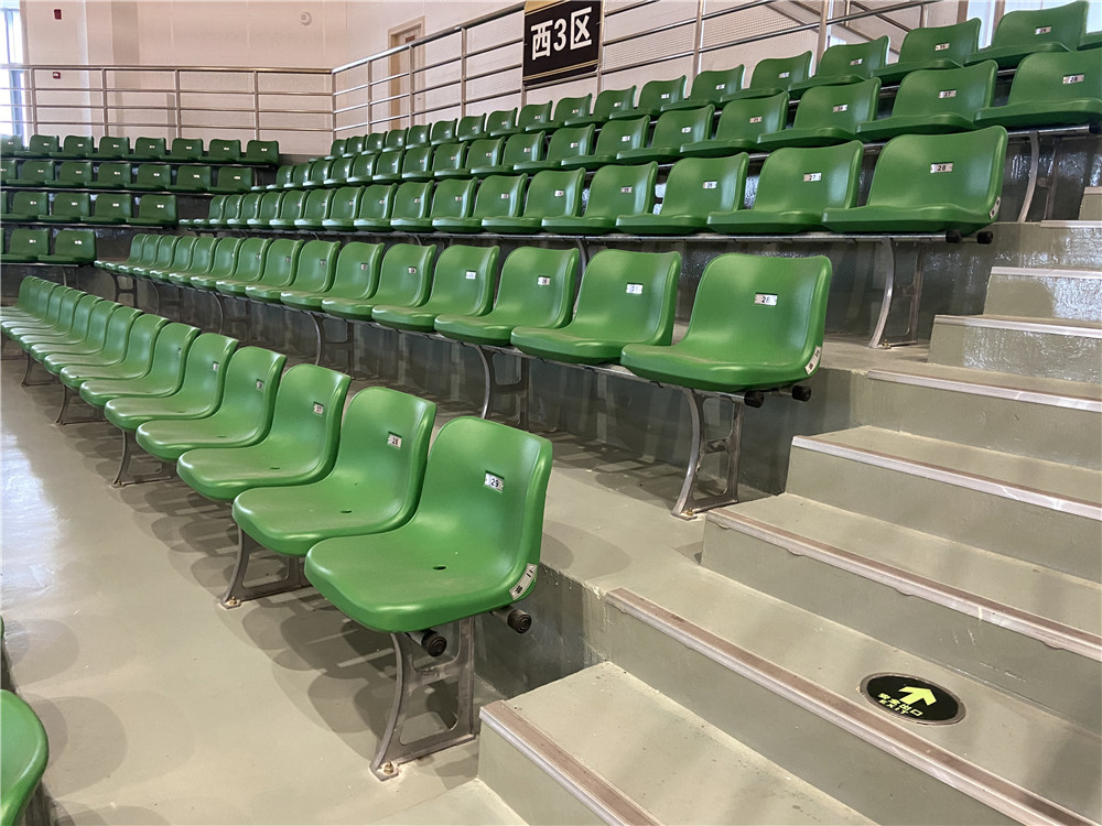 江蘇灌南縣體育館看臺座椅項目
