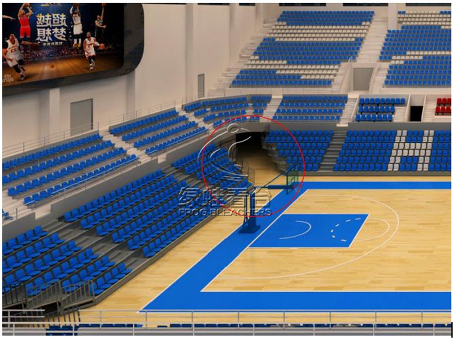 海南大學多功能綜合體育館看臺座椅